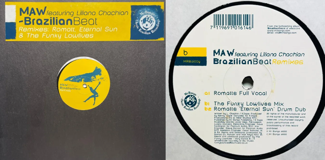 MAW Featuring Liliana Chachian – Brazilian Beat (Remixes)